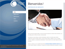 Tablet Screenshot of corporacionabogados.com